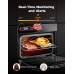 Babacom Meat Thermometer Digital with Dual Probes, Fast Instant Read Food Thermometer, Big Backlight Screen & Calibration, Kitchen Cooking Thermometer for Oven, Candy, Jam, Water, Air Fryer, BBQ